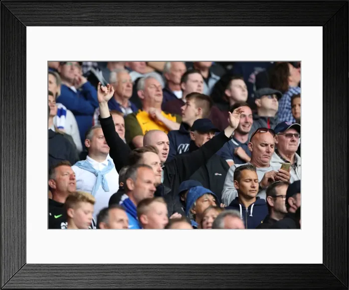 Framed Print : Premier League 19Aug17: Leicester City vs. Brighton & Hove Albion - Intense Clash at King Power Stadium