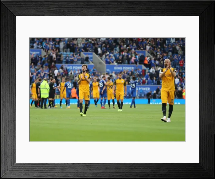 Framed Print : Premier League Showdown: Leicester City vs. Brighton & Hove Albion (19Aug17) Framed Print : Premier League Showdown: Leicester City vs. Brighton & Hove Albion (19Aug17)