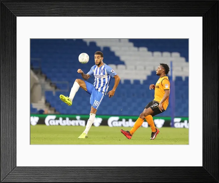 Framed Print : Brighton and Hove Albion vs Barnet: Connor Goldson in Action, EFL Cup 2017 Framed Print : Brighton and Hove Albion vs Barnet: Connor Goldson in Action, EFL Cup 2017