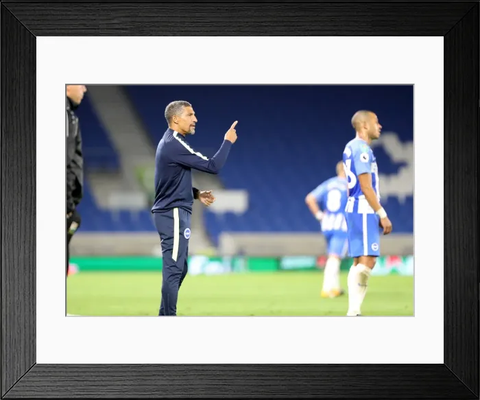 Framed Print : Chris Hughton Leads Brighton and Hove Albion Against Barnet in EFL Cup Clash (22AUG17) Framed Print : Chris Hughton Leads Brighton and Hove Albion Against Barnet in EFL Cup Clash (22AUG17)