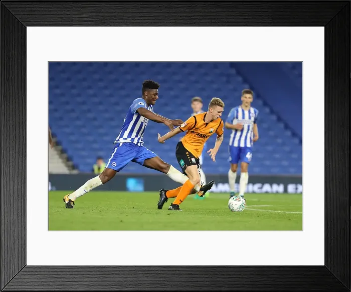 Framed Print : Midfield Showdown: Rohan Ince vs. Jack Taylor (2017) - Brighton & Hove Albion vs. Barnet Framed Print : Midfield Showdown: Rohan Ince vs. Jack Taylor (2017) - Brighton & Hove Albion vs. Barnet