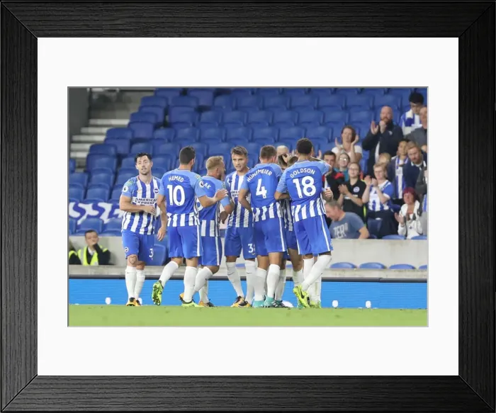 Framed Print : Brighton and Hove Albion's James Tilley Scores in EFL Cup Match Against Barnet (22AUG17) Framed Print : Brighton and Hove Albion's James Tilley Scores in EFL Cup Match Against Barnet (22AUG17)