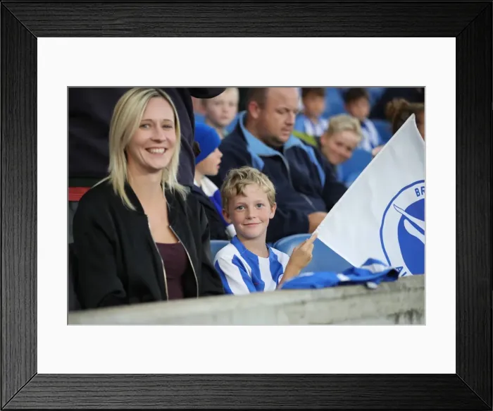 Framed Print : Brighton and Hove Albion vs Barnet: EFL Cup Battle at American Express Community Stadium (22nd August 2017)