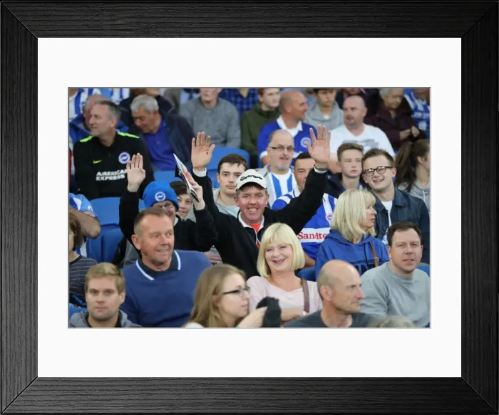 Framed Print : Brighton and Hove Albion vs Barnet: EFL Cup Battle at American Express Community Stadium (22Aug17)