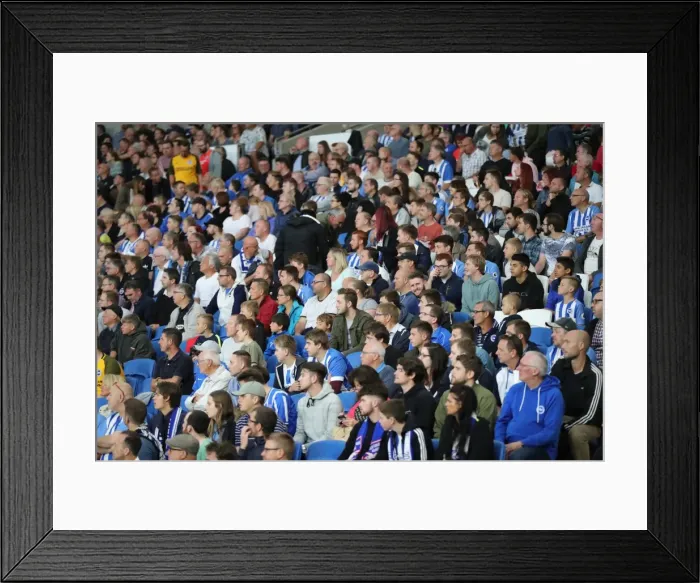 Framed Print : Brighton and Hove Albion vs Barnet: EFL Cup Battle at American Express Community Stadium (22nd August 2017)
