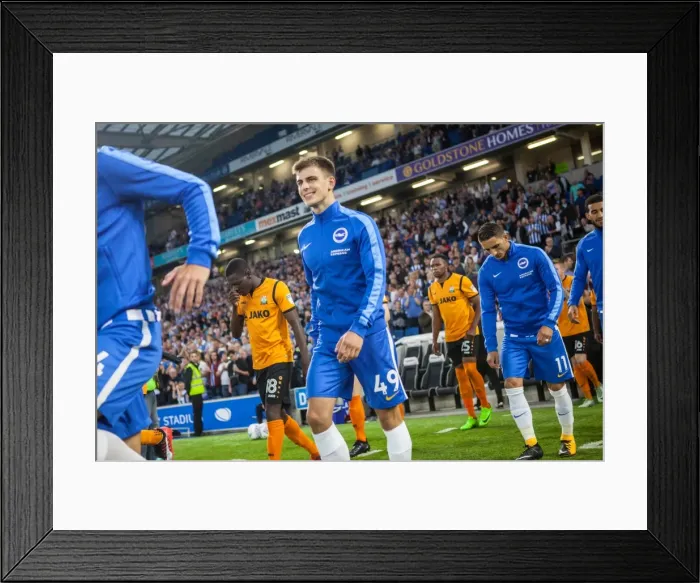 Framed Print : Brighton and Hove Albion's Jayson Molumby Makes First Team Debut Against Barnet in EFL Cup (22AUG17) Framed Print : Brighton and Hove Albion's Jayson Molumby Makes First Team Debut Against Barnet in EFL Cup (22AUG17)