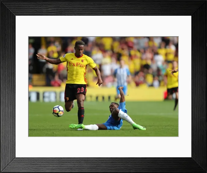 Framed Print : Premier League Showdown: Watford vs. Brighton & Hove Albion (26AUG17) Framed Print : Premier League Showdown: Watford vs. Brighton & Hove Albion (26AUG17)