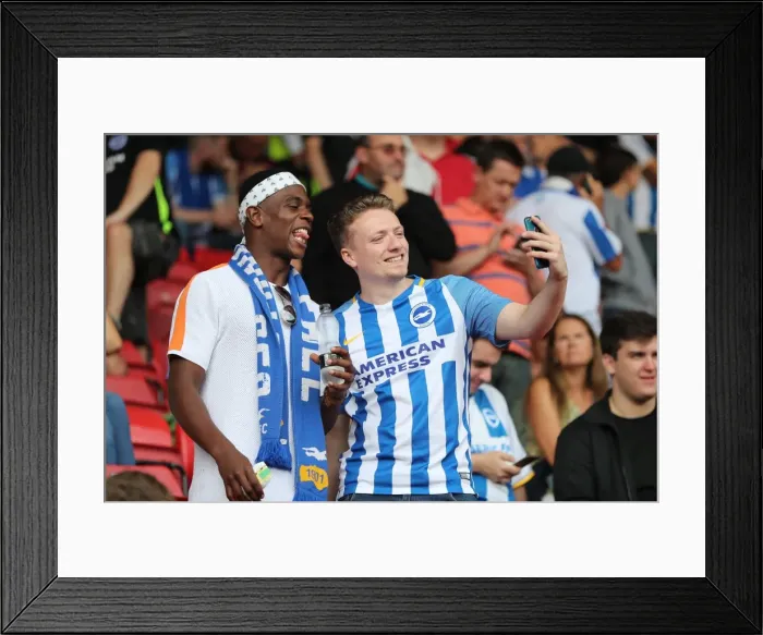 Framed Print : Premier League Showdown: Watford vs. Brighton & Hove Albion (26AUG17) Framed Print : Premier League Showdown: Watford vs. Brighton & Hove Albion (26AUG17)
