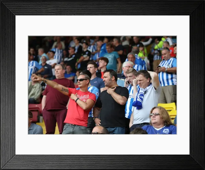 Framed Print : Premier League Showdown: Watford vs. Brighton and Hove Albion (26AUG17) Framed Print : Premier League Showdown: Watford vs. Brighton and Hove Albion (26AUG17)