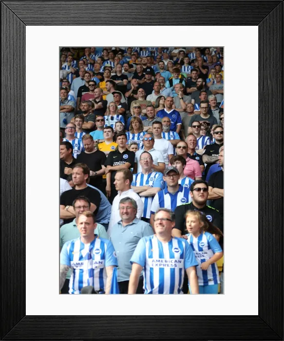Framed Print : Premier League Showdown: Watford vs. Brighton & Hove Albion (26AUG17) Framed Print : Premier League Showdown: Watford vs. Brighton & Hove Albion (26AUG17)