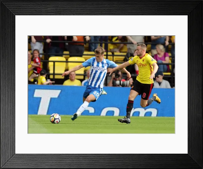 Framed Print : Premier League: Watford vs. Brighton and Hove Albion Clash at Vicarage Road (26.08.17) Framed Print : Premier League: Watford vs. Brighton and Hove Albion Clash at Vicarage Road (26.08.17)