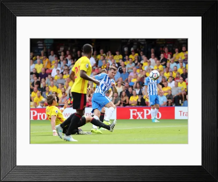 Framed Print : Premier League Showdown: Watford vs. Brighton & Hove Albion (26AUG17) Framed Print : Premier League Showdown: Watford vs. Brighton & Hove Albion (26AUG17)