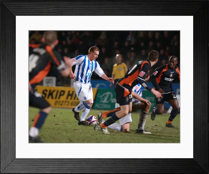 Framed Print : Brighton & Hove Albion: Nostalgic Revisit - 2008-09 Home Game vs. Luton Town (JPT) Framed Print : Brighton & Hove Albion: Nostalgic Revisit - 2008-09 Home Game vs. Luton Town (JPT)