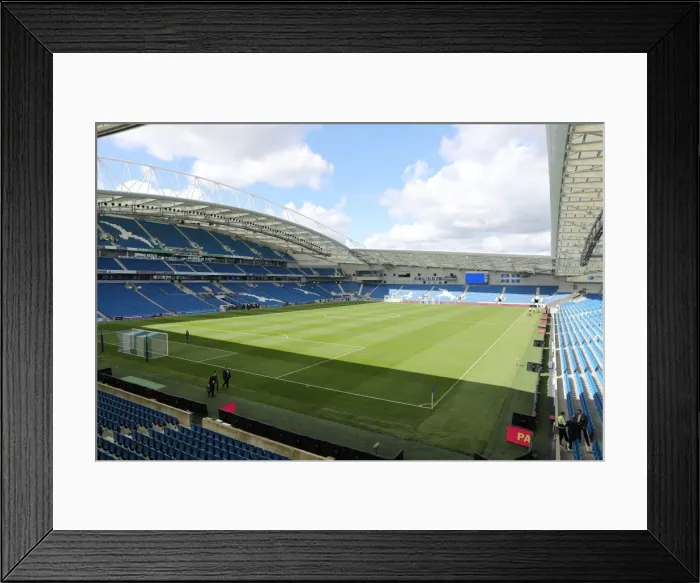 Framed Print : Brighton & Hove Albion vs. West Bromwich Albion: Premier League Showdown at American Express Community Stadium (09SEP17) Framed Print : Brighton & Hove Albion vs. West Bromwich Albion: Premier League Showdown at American Express Community Stadium (09SEP17)