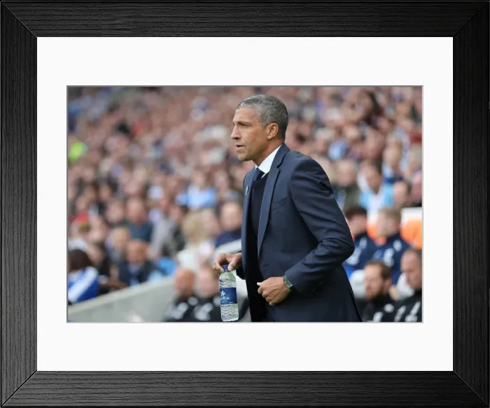 Framed Print : Brighton and Hove Albion vs. West Bromwich Albion: Premier League Showdown at American Express Community Stadium (September 9, 2017)