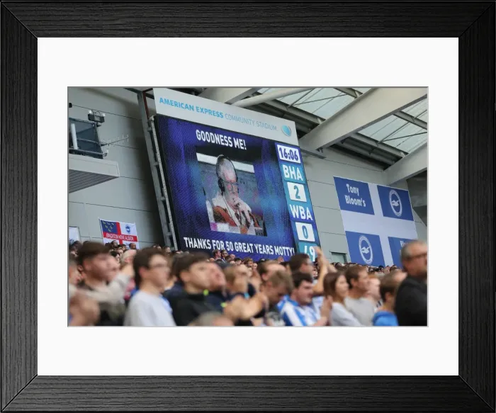 Framed Print : Brighton and Hove Albion vs. West Bromwich Albion: Premier League Showdown at American Express Community Stadium (September 9, 2017) Framed Print : Brighton and Hove Albion vs. West Bromwich Albion: Premier League Showdown at American Express Community Stadium (September 9, 2017)