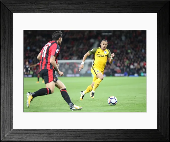 Framed Print : Premier League Showdown: Brighton and Hove Albion vs AFC Bournemouth at Vitality Stadium (15SEP17) Framed Print : Premier League Showdown: Brighton and Hove Albion vs AFC Bournemouth at Vitality Stadium (15SEP17)