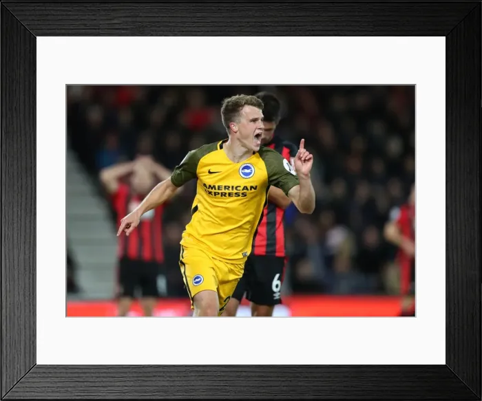 Framed Print : Premier League Showdown: Brighton and Hove Albion vs AFC Bournemouth at Vitality Stadium (15SEP17) Framed Print : Premier League Showdown: Brighton and Hove Albion vs AFC Bournemouth at Vitality Stadium (15SEP17)