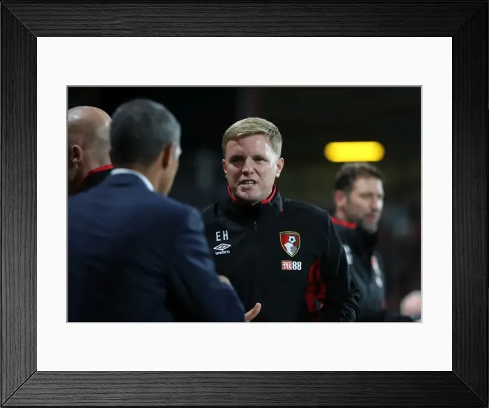 Framed Print : Premier League Showdown: Brighton and Hove Albion vs. AFC Bournemouth at Vitality Stadium (15SEP17) Framed Print : Premier League Showdown: Brighton and Hove Albion vs. AFC Bournemouth at Vitality Stadium (15SEP17)
