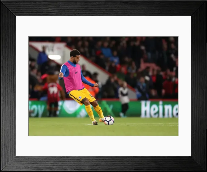 Framed Print : Premier League Showdown: Brighton and Hove Albion vs. AFC Bournemouth at Vitality Stadium (15SEP17) Framed Print : Premier League Showdown: Brighton and Hove Albion vs. AFC Bournemouth at Vitality Stadium (15SEP17)
