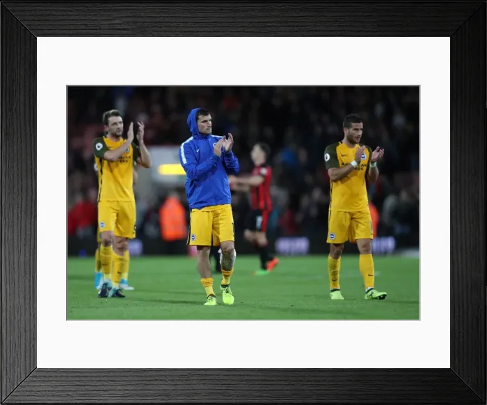 Framed Print : Premier League Showdown: Brighton and Hove Albion vs AFC Bournemouth at Vitality Stadium (15SEP17) Framed Print : Premier League Showdown: Brighton and Hove Albion vs AFC Bournemouth at Vitality Stadium (15SEP17)