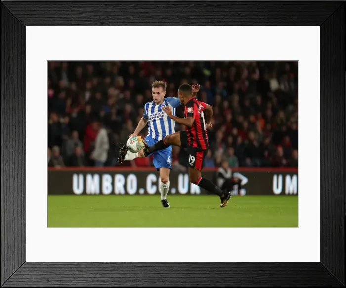 Framed Print : Bournemouth vs. Brighton and Hove Albion: EFL Cup Showdown at Vitality Stadium (19SEP17)