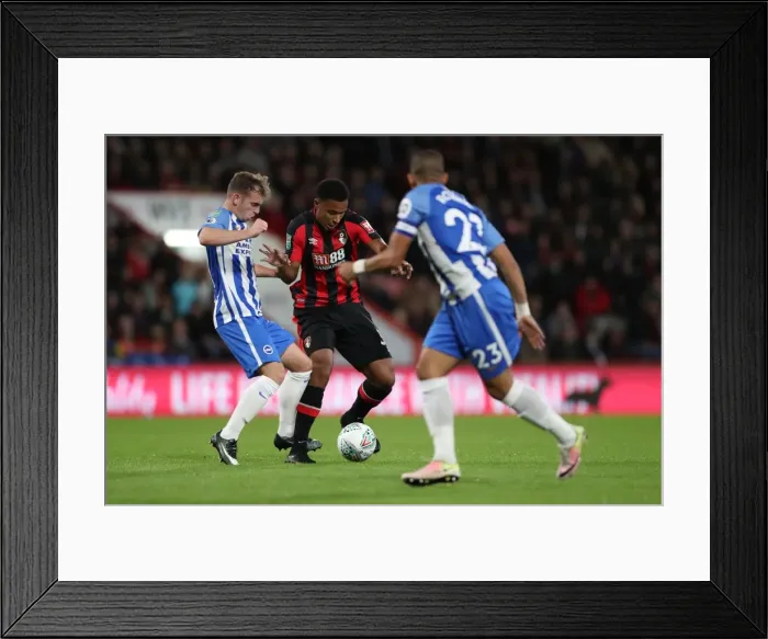 Framed Print : Bournemouth vs. Brighton and Hove Albion: EFL Cup Showdown at Vitality Stadium (19SEP17) Framed Print : Bournemouth vs. Brighton and Hove Albion: EFL Cup Showdown at Vitality Stadium (19SEP17)