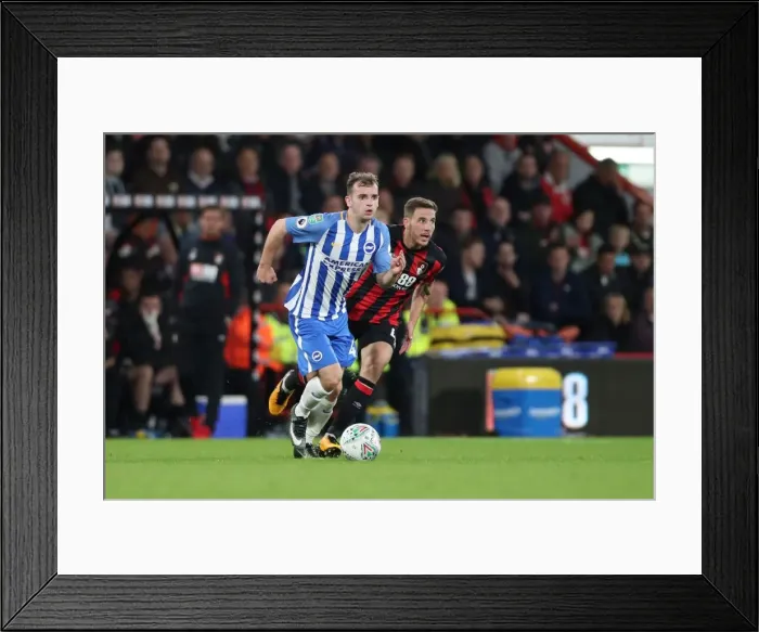 Framed Print : Bournemouth vs. Brighton and Hove Albion: EFL Cup Showdown at Vitality Stadium (19SEP17)