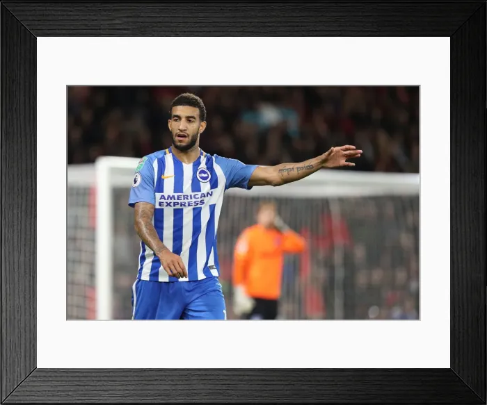 Framed Print : Goldson in Action: Bournemouth vs. Brighton and Hove Albion, EFL Cup 2017 Framed Print : Goldson in Action: Bournemouth vs. Brighton and Hove Albion, EFL Cup 2017