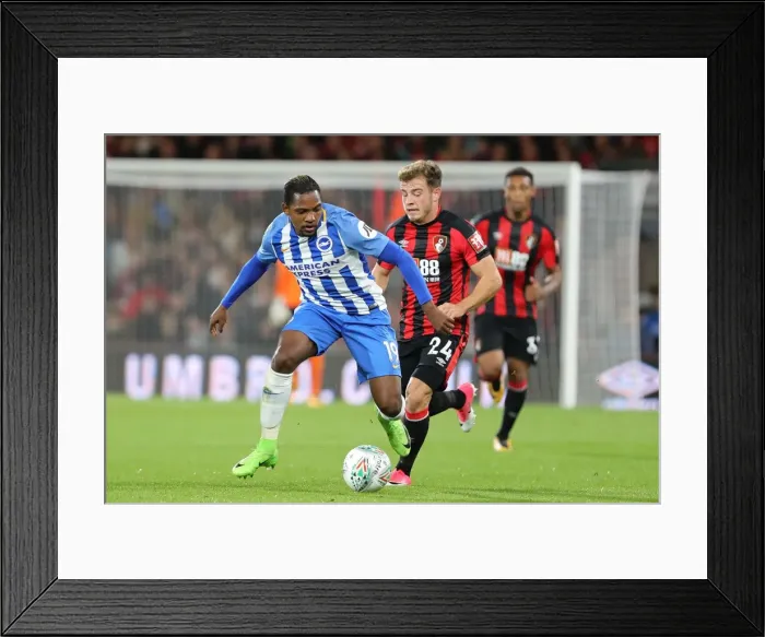 Framed Print : Jose Izquierdo in Action: Bournemouth vs. Brighton and Hove Albion, EFL Cup 2017 Framed Print : Jose Izquierdo in Action: Bournemouth vs. Brighton and Hove Albion, EFL Cup 2017