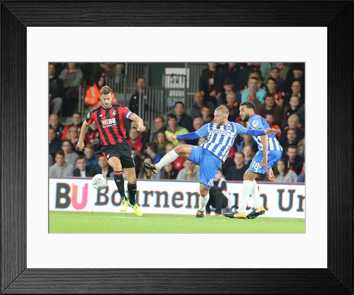 Framed Print : Clash of Captains: Francis vs. Skalak in the EFL Cup: Bournemouth vs. Brighton and Hove Albion (19SEP17) Framed Print : Clash of Captains: Francis vs. Skalak in the EFL Cup: Bournemouth vs. Brighton and Hove Albion (19SEP17)