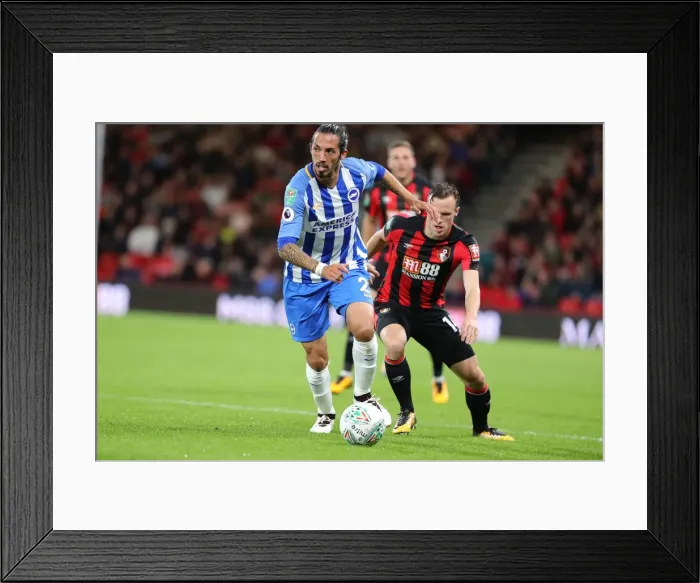 Framed Print : Schelotto in Action: Brighton vs. Bournemouth, EFL Cup 2017 Framed Print : Schelotto in Action: Brighton vs. Bournemouth, EFL Cup 2017