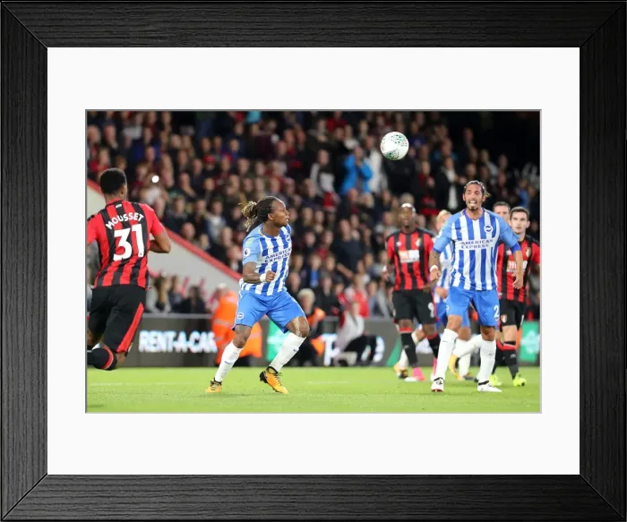 Framed Print : Gaetan Bong Defends: Bournemouth vs. Brighton and Hove Albion in EFL Cup (19SEP17) Framed Print : Gaetan Bong Defends: Bournemouth vs. Brighton and Hove Albion in EFL Cup (19SEP17)