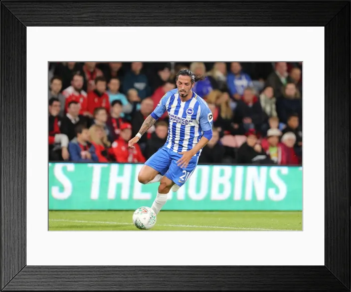 Framed Print : Schelotto in Action: Bournemouth vs. Brighton and Hove Albion, EFL Cup 2017 Framed Print : Schelotto in Action: Bournemouth vs. Brighton and Hove Albion, EFL Cup 2017