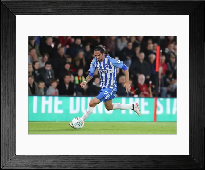 Framed Print : Schelotto in Action: Bournemouth vs. Brighton and Hove Albion EFL Cup Showdown (19SEP17) Framed Print : Schelotto in Action: Bournemouth vs. Brighton and Hove Albion EFL Cup Showdown (19SEP17)