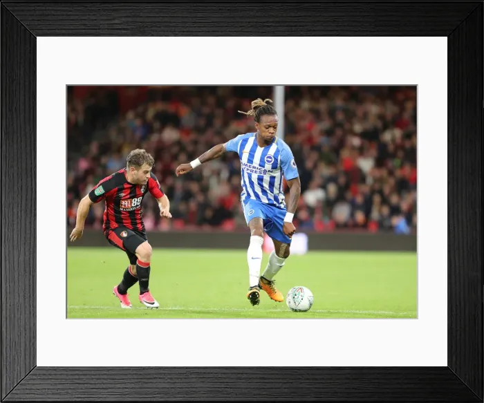 Framed Print : Gaetan Bong in Action: Bournemouth vs. Brighton and Hove Albion - EFL Cup 2017 Framed Print : Gaetan Bong in Action: Bournemouth vs. Brighton and Hove Albion - EFL Cup 2017