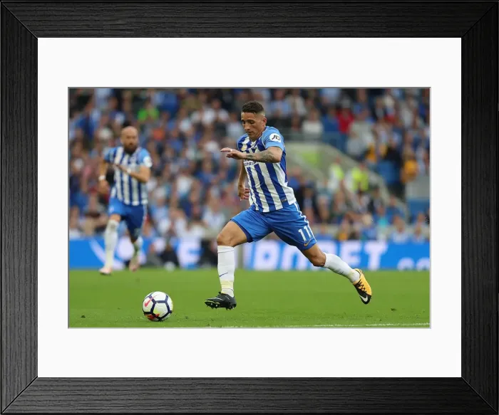 Framed Print : Anthony Knockaert in Action: Brighton and Hove Albion vs Newcastle United, Premier League (September 2017) Framed Print : Anthony Knockaert in Action: Brighton and Hove Albion vs Newcastle United, Premier League (September 2017)