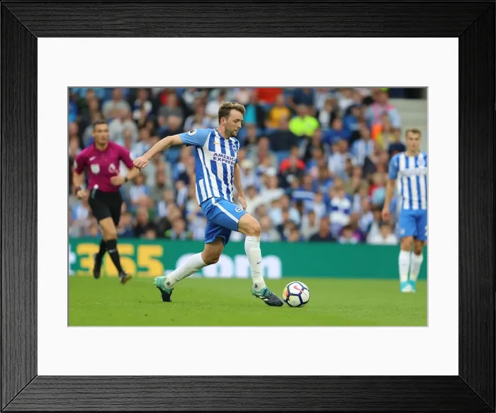 Framed Print : Dale Stephens in Action: Brighton and Hove Albion vs Newcastle United, Premier League (September 2017) Framed Print : Dale Stephens in Action: Brighton and Hove Albion vs Newcastle United, Premier League (September 2017)