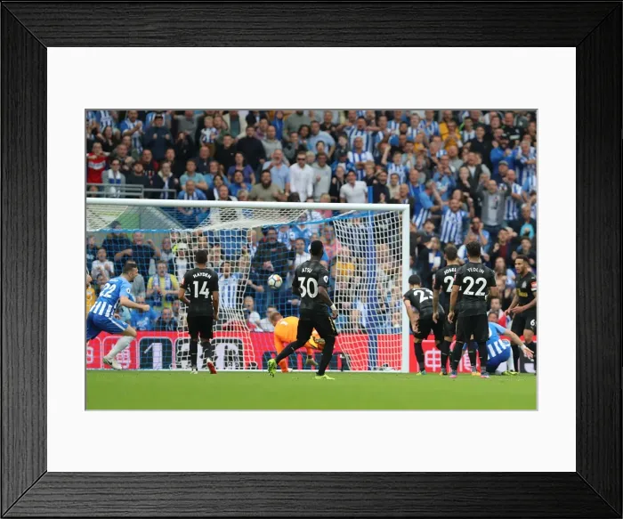 Framed Print : Brighton and Hove Albion's Tomer Hemed Scores the Opener Against Newcastle United in Premier League (24SEP17) Framed Print : Brighton and Hove Albion's Tomer Hemed Scores the Opener Against Newcastle United in Premier League (24SEP17)