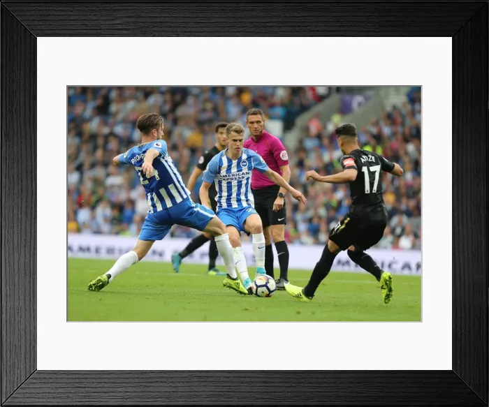 Framed Print : Propper and March in Action: Brighton vs. Newcastle United, Premier League (September 2017) Framed Print : Propper and March in Action: Brighton vs. Newcastle United, Premier League (September 2017)