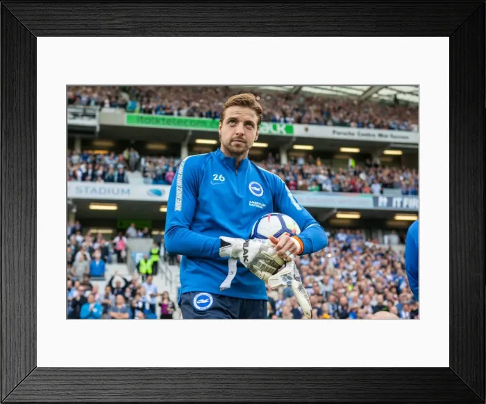 Framed Print : Tim Krul in Action: Brighton and Hove Albion vs. Newcastle United, August 12, 2017 Framed Print : Tim Krul in Action: Brighton and Hove Albion vs. Newcastle United, August 12, 2017