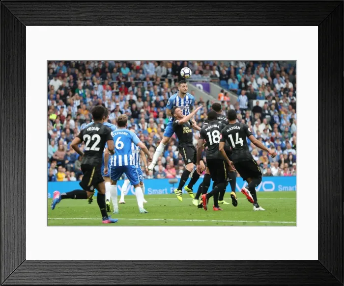 Framed Print : Brighton and Hove Albion vs. Newcastle United: Premier League Clash at American Express Community Stadium (September 24, 2017) Framed Print : Brighton and Hove Albion vs. Newcastle United: Premier League Clash at American Express Community Stadium (September 24, 2017)