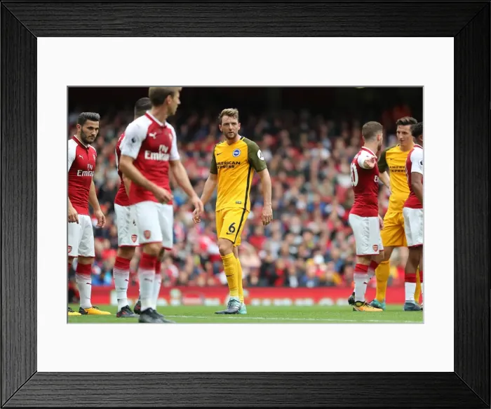 Framed Print : Dale Stephens of Brighton and Hove Albion in Action Against Arsenal, Premier League (1st October 2017) Framed Print : Dale Stephens of Brighton and Hove Albion in Action Against Arsenal, Premier League (1st October 2017)
