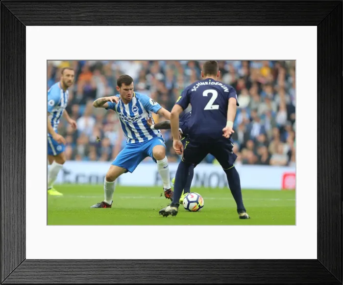Framed Print : Brighton & Hove Albion's Pascal Gross in Action Against Everton (15OCT17) Framed Print : Brighton & Hove Albion's Pascal Gross in Action Against Everton (15OCT17)