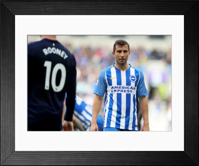 Framed Print : Markus Suttner of Brighton and Hove Albion in Action Against Everton, Premier League 2017 Framed Print : Markus Suttner of Brighton and Hove Albion in Action Against Everton, Premier League 2017