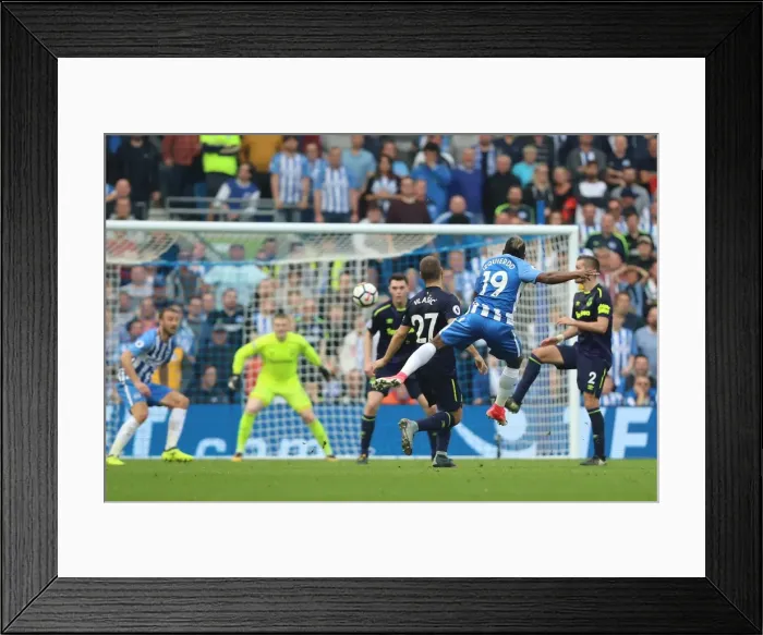 Framed Print : Jose Izquierdo's Shot: Brighton and Hove Albion vs Everton, Premier League 2017 Framed Print : Jose Izquierdo's Shot: Brighton and Hove Albion vs Everton, Premier League 2017