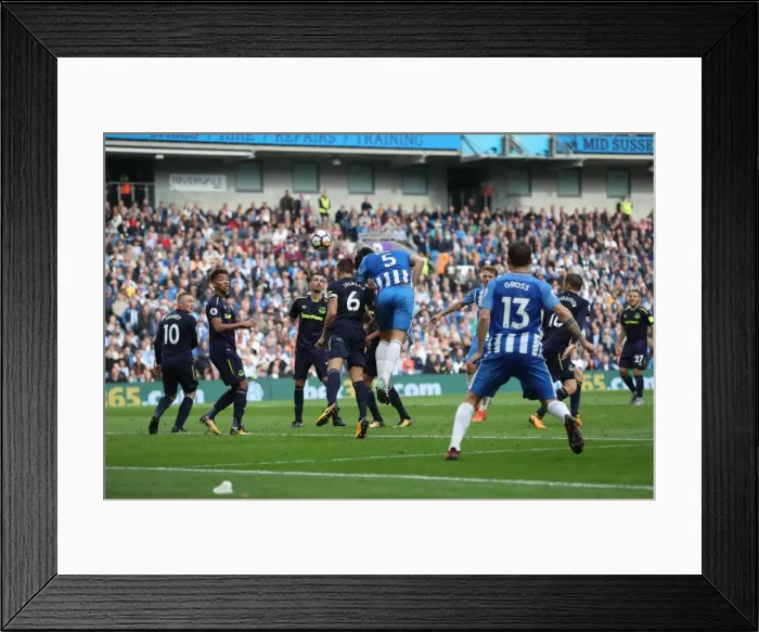 Framed Print : Brighton & Hove Albion vs. Everton: October 15, 2017 - Season 2017-18 Framed Print : Brighton & Hove Albion vs. Everton: October 15, 2017 - Season 2017-18