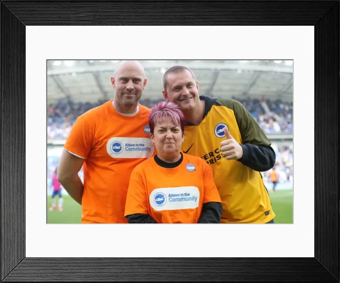 Framed Print : Brighton and Hove Albion vs. Everton: Premier League Showdown at American Express Community Stadium (15OCT17)
