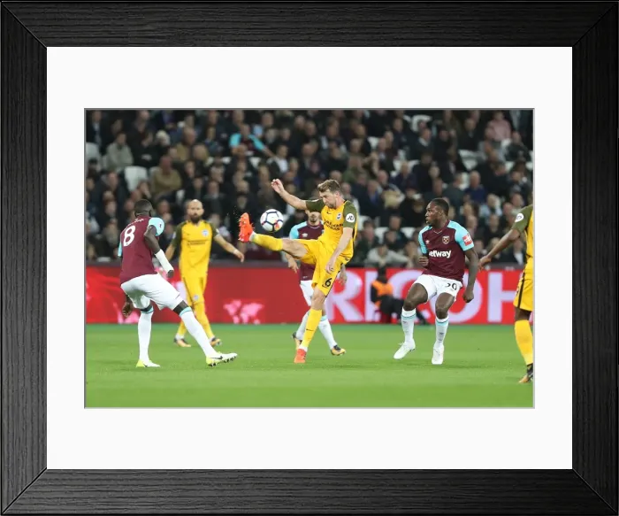 Framed Print : Dale Stephens in Action: Brighton and Hove Albion vs. West Ham United, Premier League 2017 Framed Print : Dale Stephens in Action: Brighton and Hove Albion vs. West Ham United, Premier League 2017
