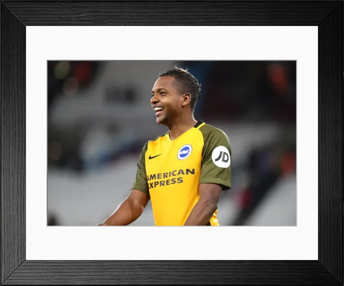Framed Print : Jose Izquierdo's Goal: Brighton and Hove Albion Celebrate Premier League Victory over West Ham United (20OCT17) Framed Print : Jose Izquierdo's Goal: Brighton and Hove Albion Celebrate Premier League Victory over West Ham United (20OCT17)